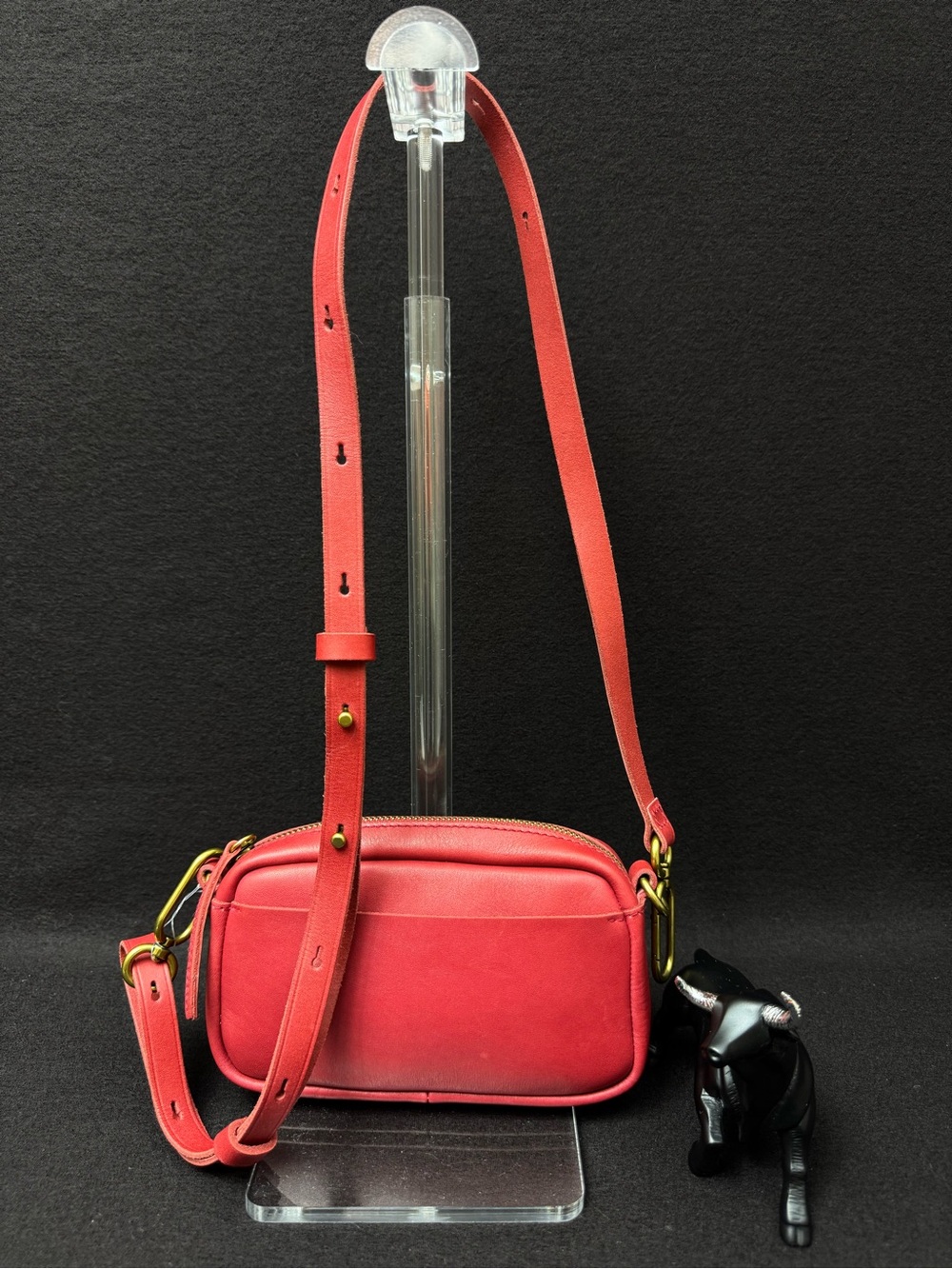 Madewell Leather Carabiner Mini Crossbody Bag